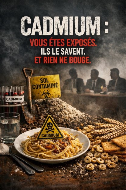 CADMIUM : DAVAR et GOUVERNEMENT préfèrent ne pas savoir...